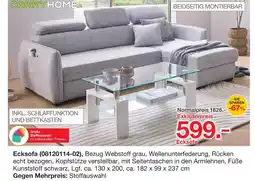 Möbelzentrum Pforzheim Carryhome ecksofa Angebot