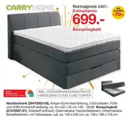 Möbelzentrum Pforzheim Carryhome boxspringbett Angebot