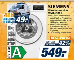 Expert Siemens waschmaschine wm14n29e Angebot