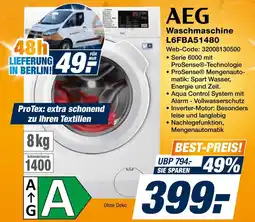 Expert Aeg waschmaschine l6fba51480 Angebot