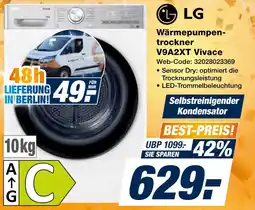 Expert Lg wärmepumpentrockner v9a2xt vivace Angebot