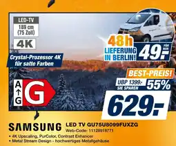 Expert Samsung led tv gu75u8099fuxzg Angebot