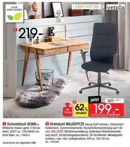 Zurbrüggen Linea natura schreibtisch bonn Angebot