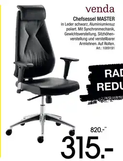 Zurbrüggen Venda chefsessel master Angebot