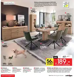 Zurbrüggen Livetastic modernes speisezimmerprogramm barcelona Angebot