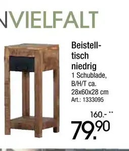 Zurbrüggen Beistelltisch niedrig Angebot