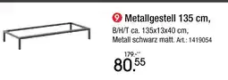 Zurbrüggen Metallgestell 135 cm Angebot
