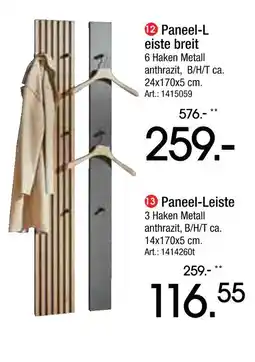 Zurbrüggen Paneel-leiste breit Angebot