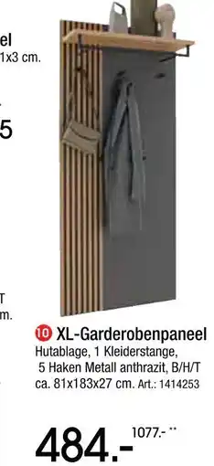Zurbrüggen Xl-garderobenpaneel Angebot