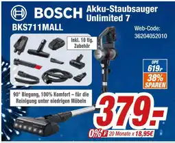 Expert Bosch akku-staubsauger unlimited 7 Angebot