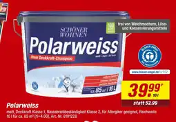 toom Baumarkt Schöner wohnen polarweiss Angebot