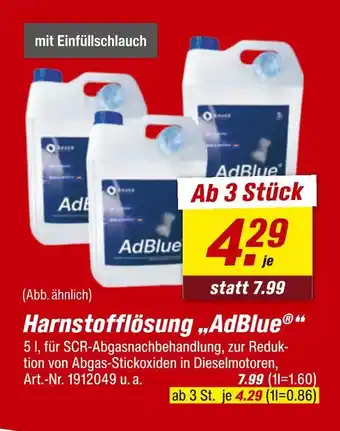 Harnstofflösung adblue