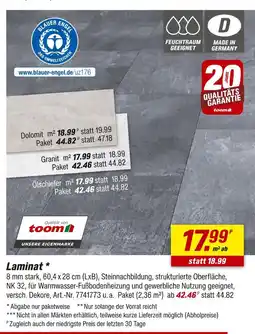 toom Baumarkt Toom laminat dolomit Angebot