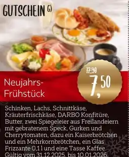 XXXLutz Neujahrs- frühstück Angebot