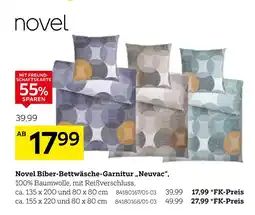 XXXLutz Novel biber-bettwäsche-garnitur „neuvac“ Angebot