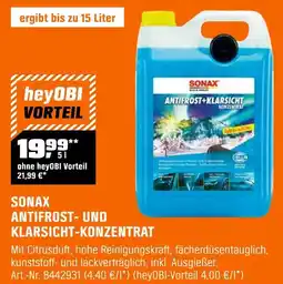 OBI Sonax antifrost- und klarsicht-konzentrat Angebot