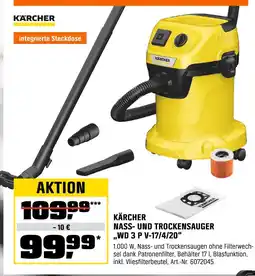 OBI Kärcher nass- und trockensauger „wd 3 p v-17/4/20“ Angebot
