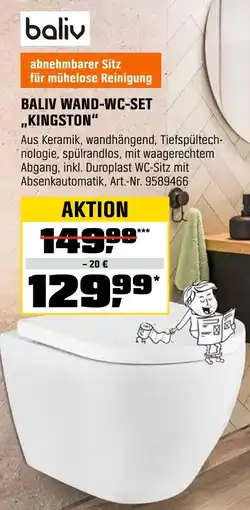 OBI Baliv wand-wc-set „kingston“ Angebot