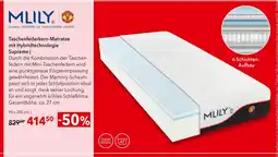 Matratzen Concord Mlily taschenfederkern-matratze mit hybridtechnologie supreme Angebot