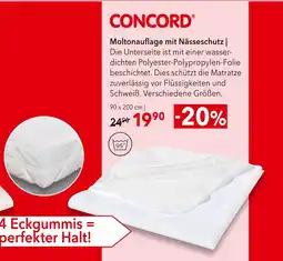 Matratzen Concord Concord moltonauflage mit nässeschutz Angebot