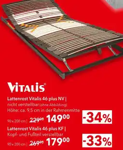 Matratzen Concord Vitalis lattenrost vitalis 46 plus nv Angebot