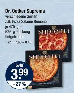V Markt Dr. oetker suprema pizza salame romano Angebot