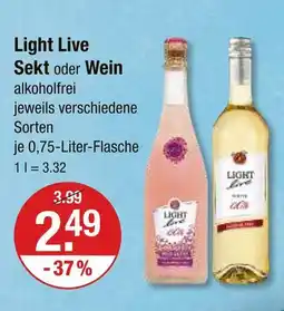 V Markt Light live sekt Angebot
