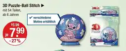V Markt 3d puzzle-ball stitch Angebot