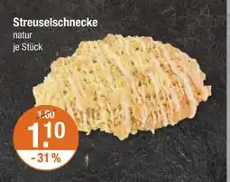 V Markt Streuselschnecke Angebot