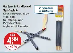 V Markt Garten- & handfackel Angebot