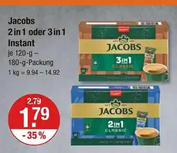 V Markt Jacobs 2 in 1 instant Angebot