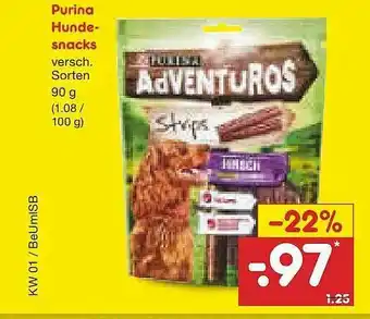 Netto Marken-Discount Purina Hundesnacks Angebot