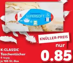 Kaufland K-CLASSIC Taschentücher Angebot