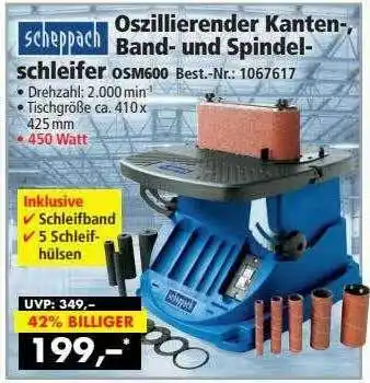 Norma24 Oszillierender Kanten Band Und Spindel Schleifer Angebot