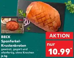 Kaufland BECK Spanferkel Krustenbraten Angebot
