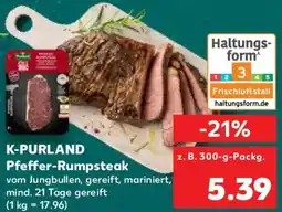 Kaufland K-PURLAND Pfeffer-Rumpsteak Angebot
