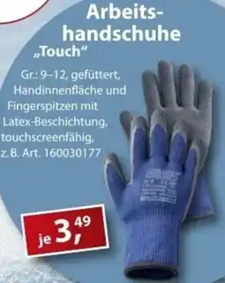 Sonderpreis Baumarkt Arbeitshandschuhe ,,Touch" Angebot