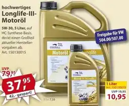 Sonderpreis Baumarkt FISHBULL hochwertiges Longlife-III Motoröl Angebot