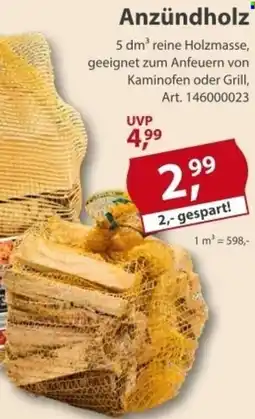 Sonderpreis Baumarkt Anzündholz Angebot