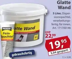 Sonderpreis Baumarkt PRONOVA Glatte Wand Angebot
