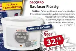 Sonderpreis Baumarkt DECOPRO Raufaser Flüssig Angebot