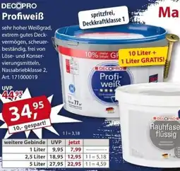 Sonderpreis Baumarkt DECOPRO Profiweiß Angebot