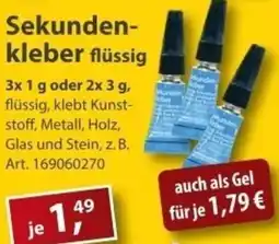 Sonderpreis Baumarkt Sekundenkleber flüssig Angebot