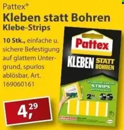 Sonderpreis Baumarkt Pattex Kleben statt Bohren Klebe-Strips Angebot