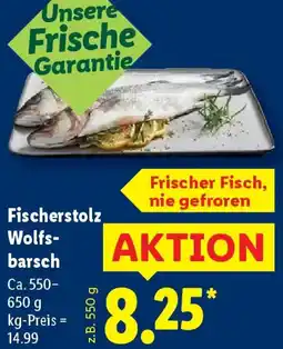 Lidl Fischerstolz Wolfsbarsch Angebot