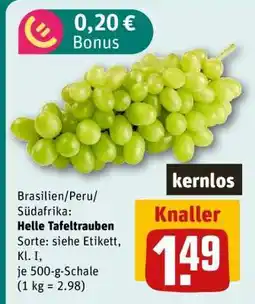 REWE Helle Tafeltrauben Angebot