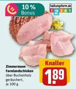 REWE Zimmermann Farmlandschinken Angebot
