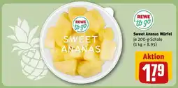 REWE Sweet Ananas Würfel Angebot