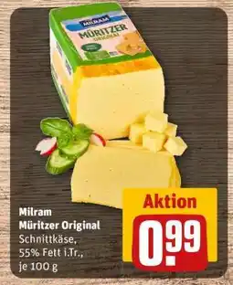 REWE Milram Müritzer Original Angebot
