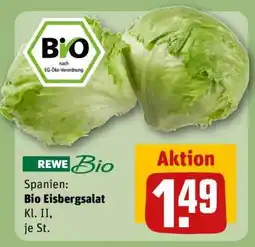 REWE Bio-Eisbergsalat Angebot